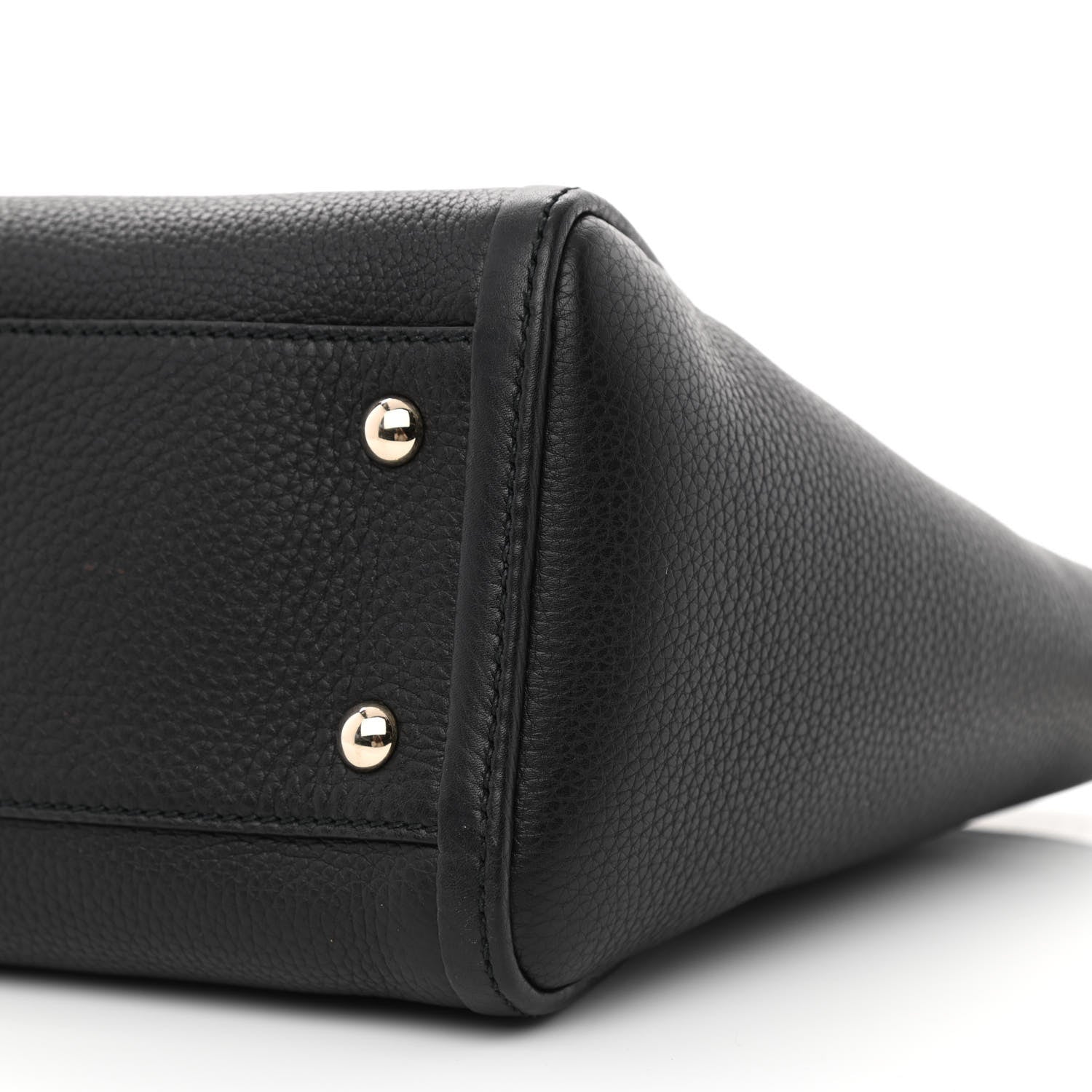 Gucci Pebbled Calfskin Small Soho Top Handle Bag Black 9 of 11