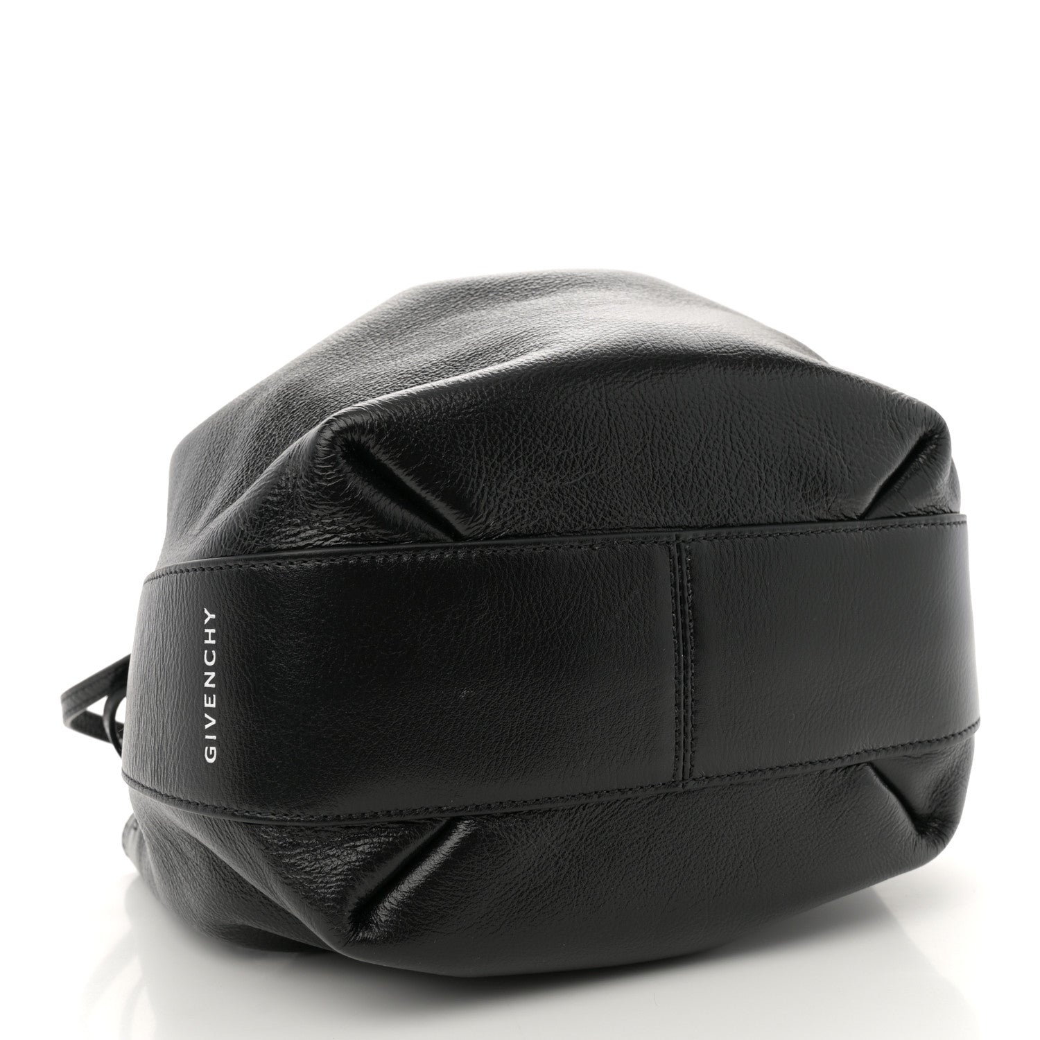 Givenchy Creased Patent Calfskin Pumpkin Bag Black 4 of 10