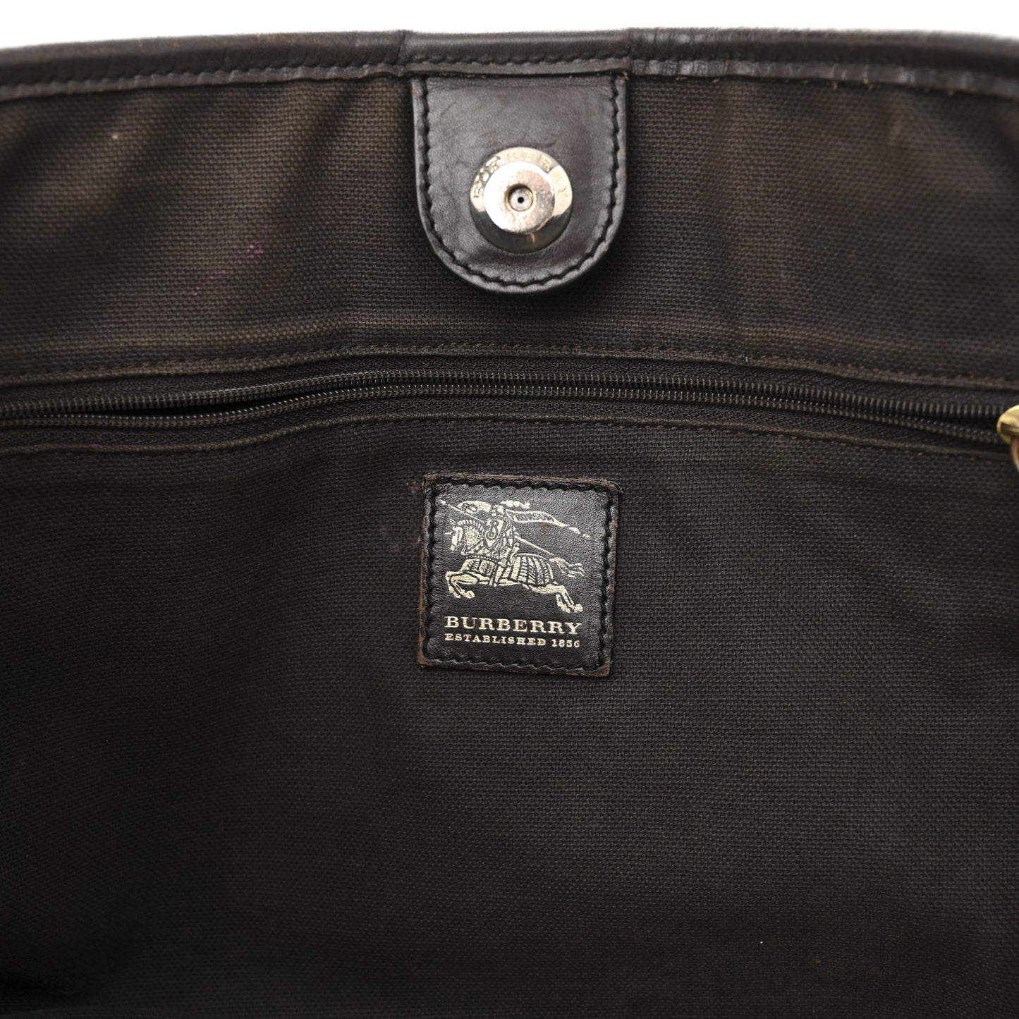 Haymarket Check Medium Regent Tote Chocolate