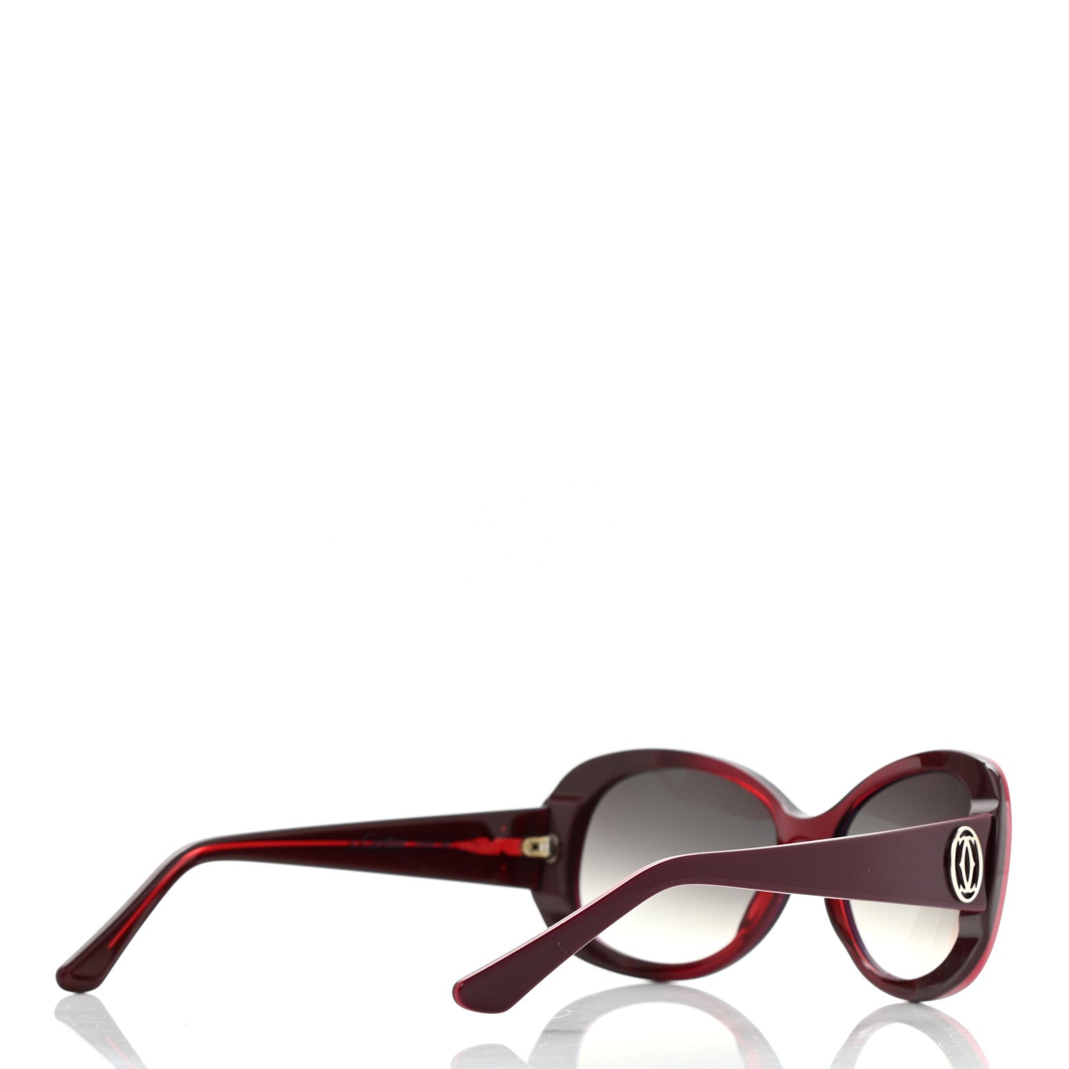 Cartier Acetate Palladium T8200791 Sunglasses Burgundy 4 of 8