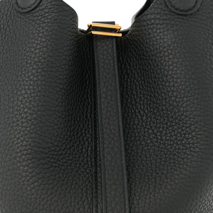 Hermes Taurillon Clemence Picotin Lock 18 PM Black 8 of 12