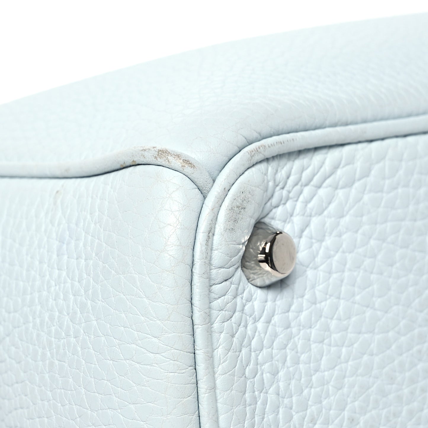 Bullcalf Medium Diorissimo Tote Sky Blue Pink