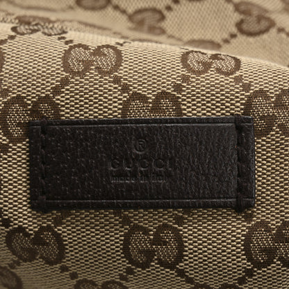 Gucci GG Monogram Web Large Collapsible Carry On Duffle Beige Brown 5 of 13