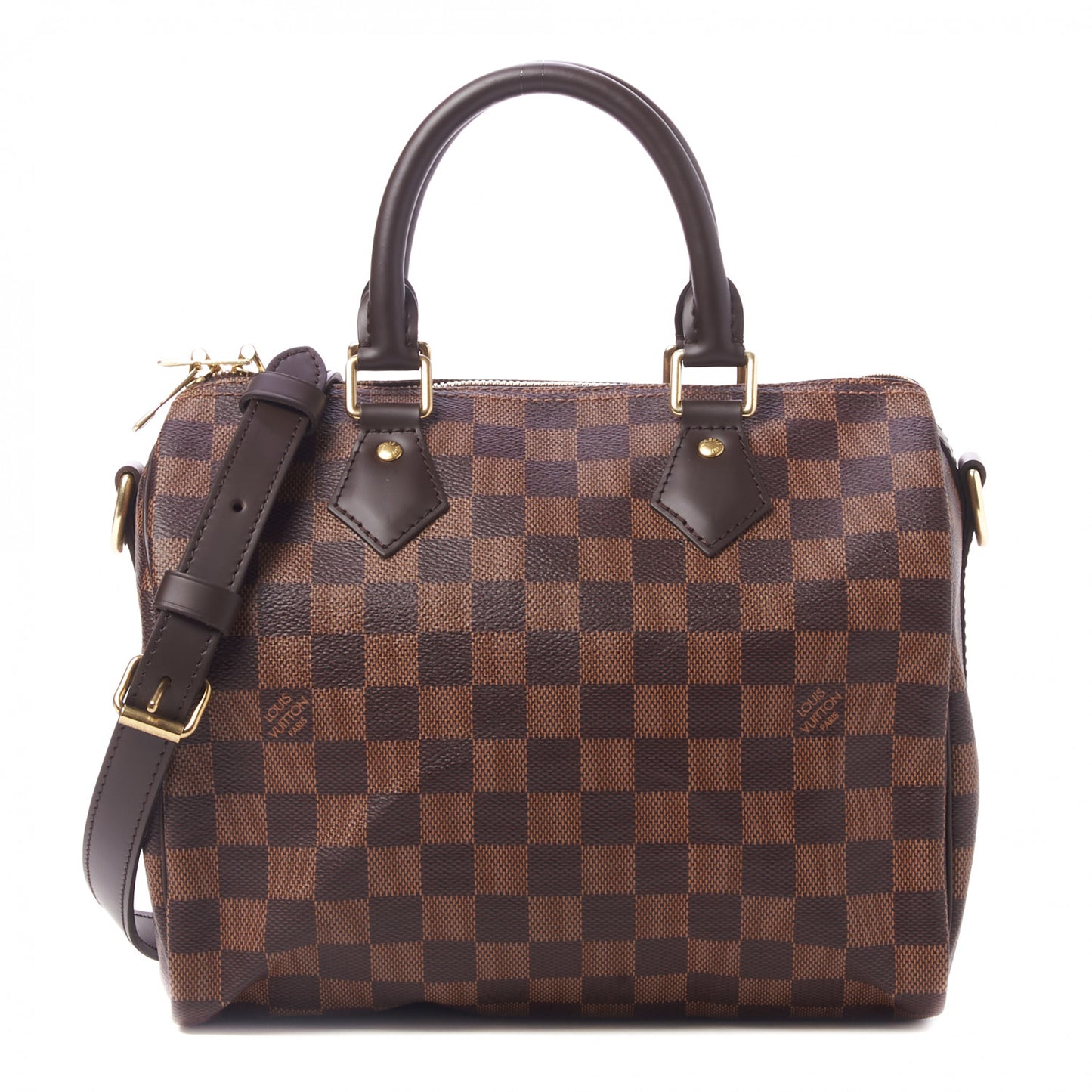 Damier Ebene Speedy Bandouliere 25
