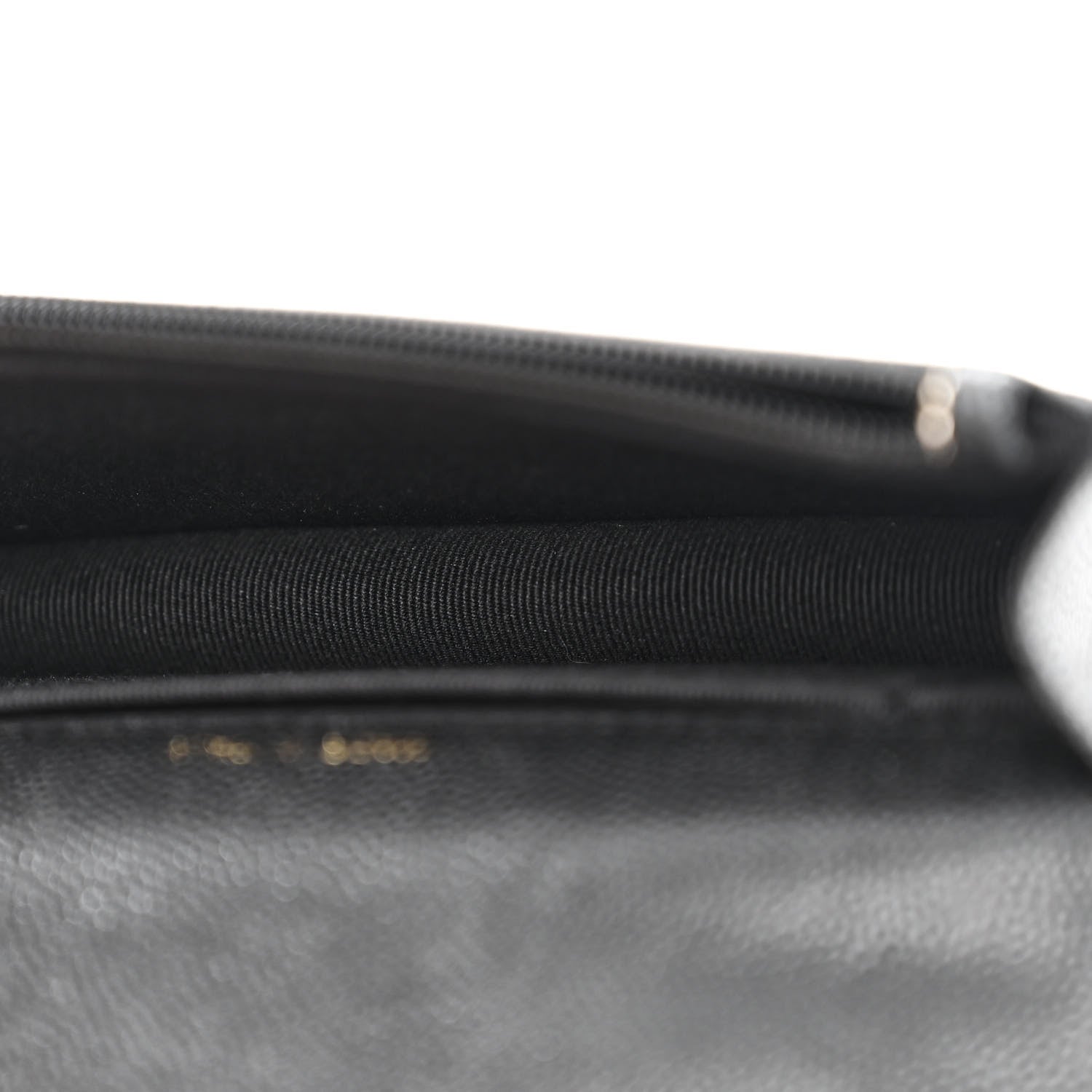 Chanel Caviar Quilted Pocket Twins Clutch With Chain Black 6 of 13