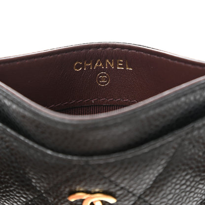 Chanel Caviar Quilted Card Holder Black 6 of 9