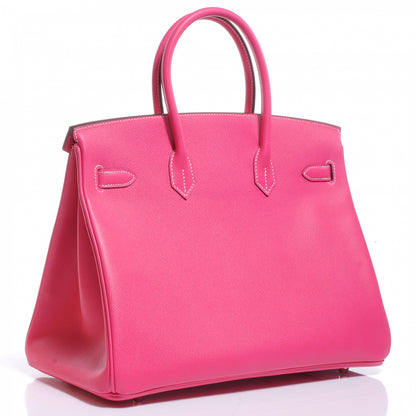 Hermes Epsom Birkin 35 Rose Tyrien 3 of 10