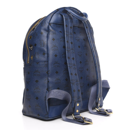 MCM Visetos Studded Medium Stark M Backpack Blue 2 of 9