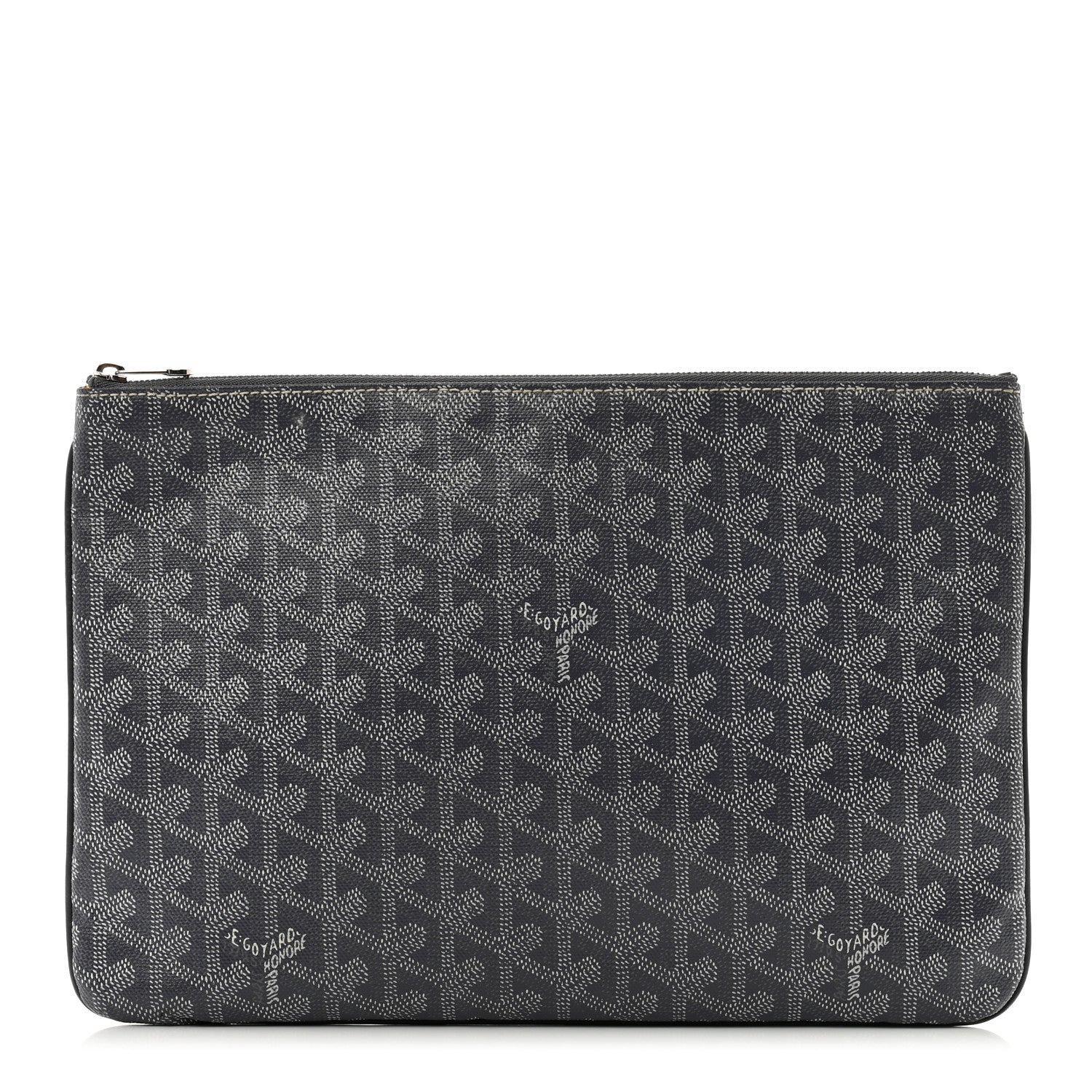 Goyard Goyardine Senat Pochette MM Grey 1 of 6