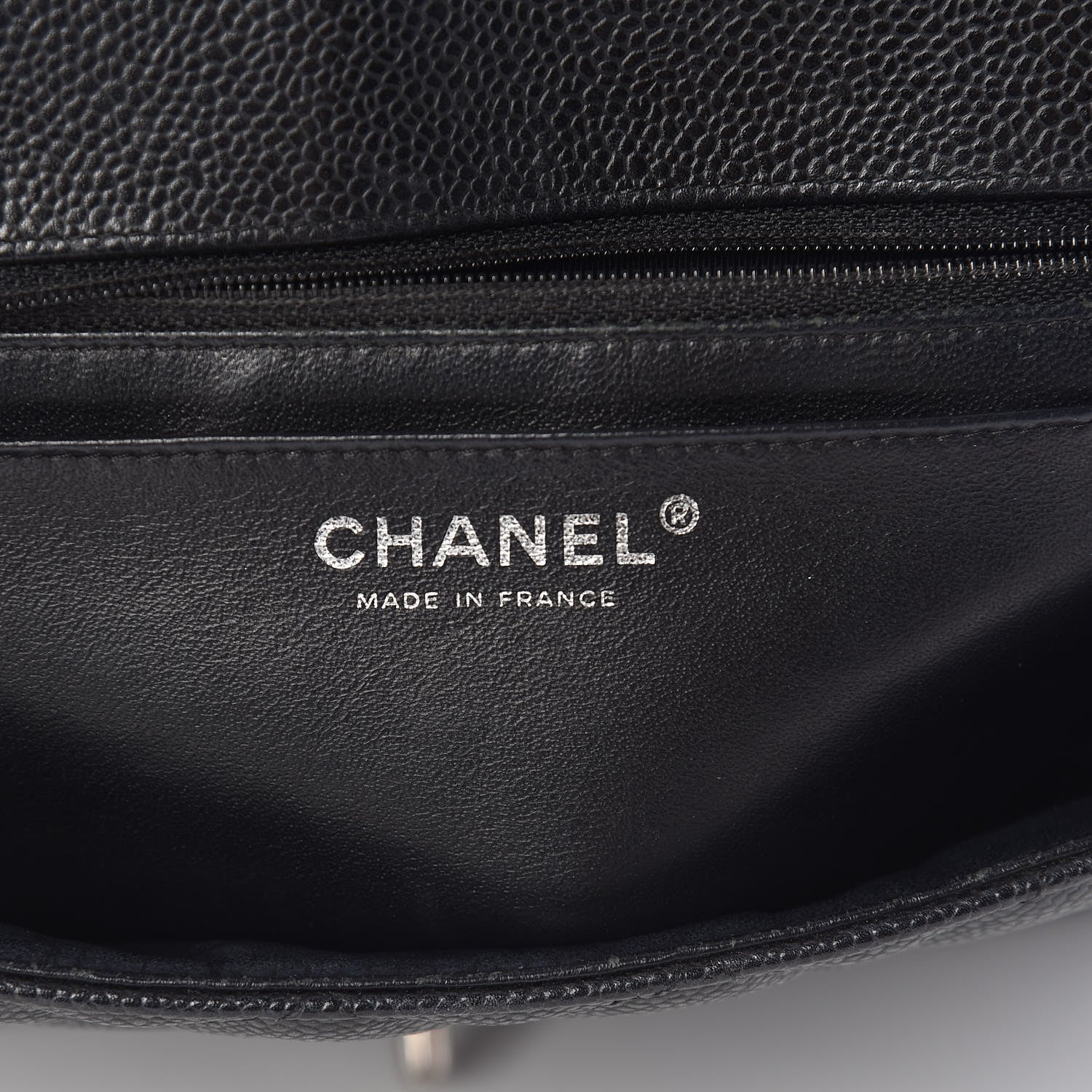 Chanel Caviar Quilted Jumbo Single Flap Black 8 of 10