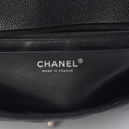 Chanel Caviar Quilted Jumbo Single Flap Black 8 of 10
