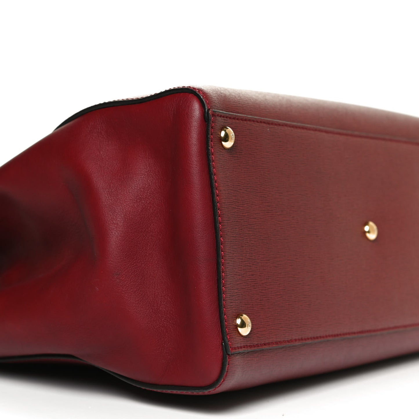 Vitello Elite Regular 2Jours Tote Rosso Scuro Ciliegia