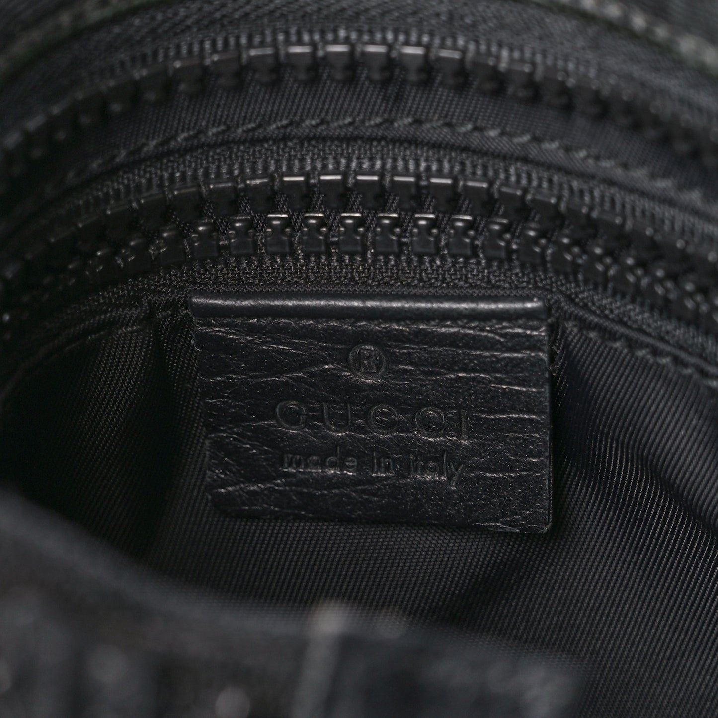 GG Plus Flat Messenger Bag Black Grey