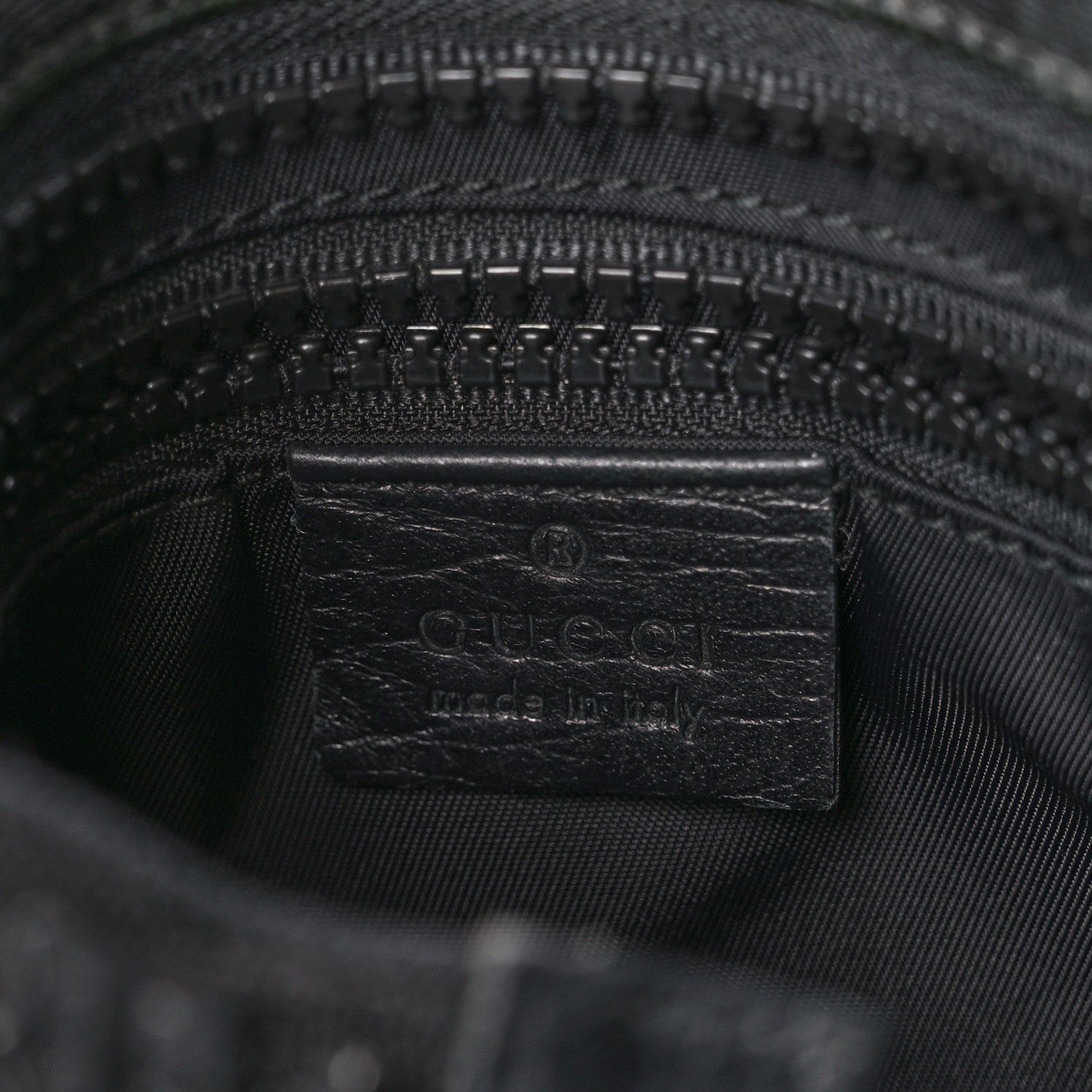 Gucci GG Plus Flat Messenger Bag Black Grey 6 of 11