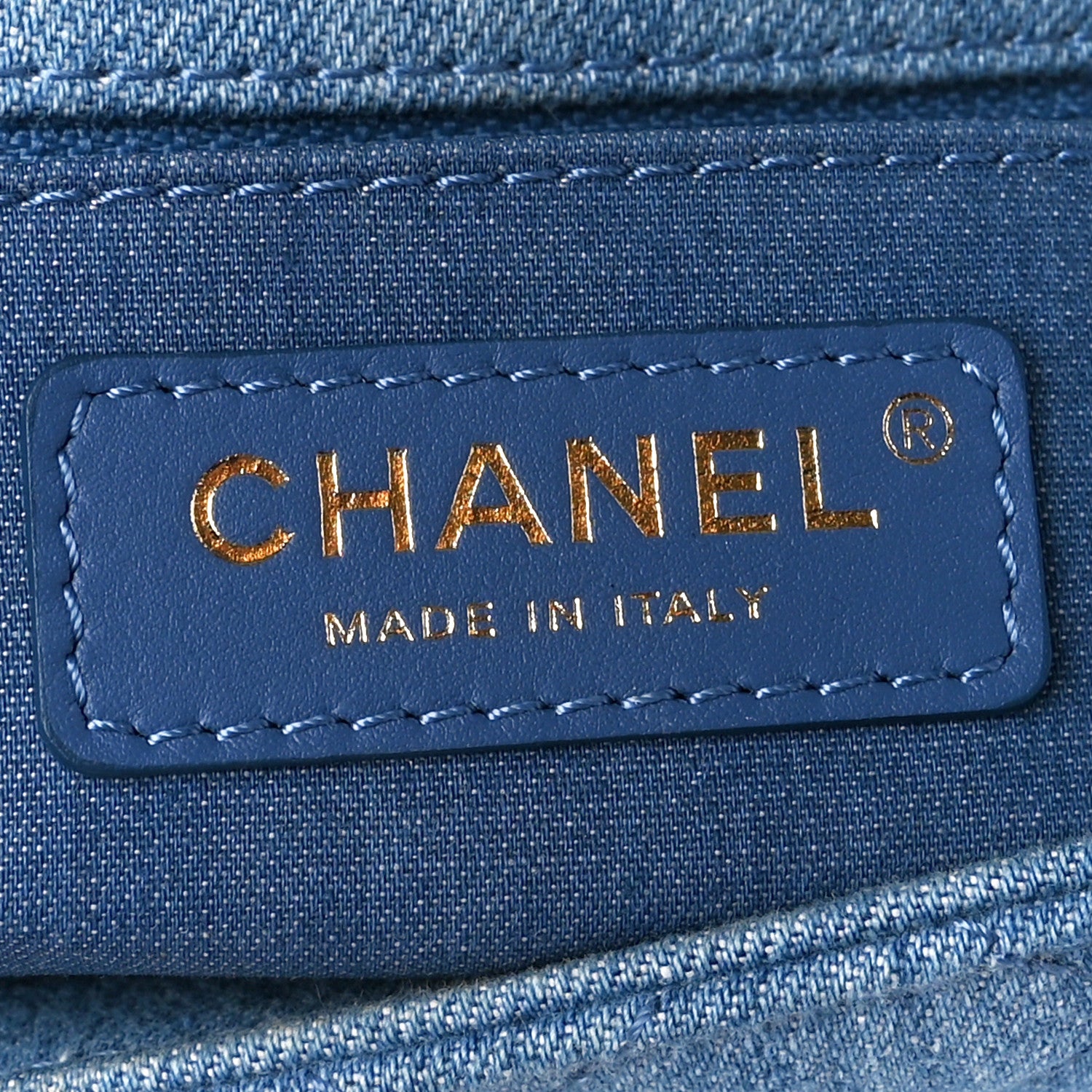 Chanel Denim Quilted Mini Pearl Crush Flap Blue 6 of 11