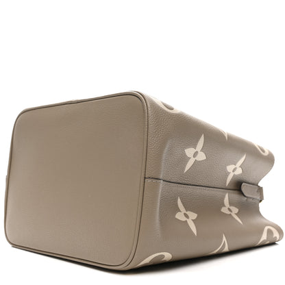 Louis Vuitton Empreinte Monogram Giant Neonoe MM Tourterelle Creme 10 of 11