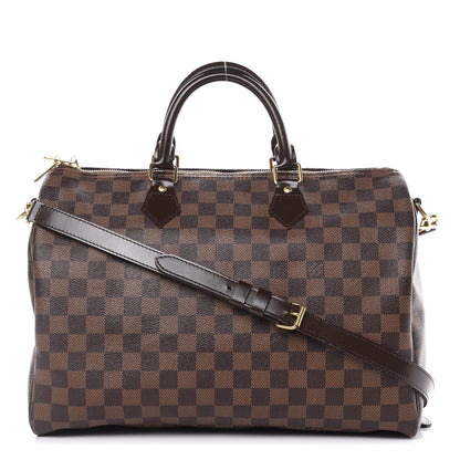 Louis Vuitton Damier Ebene Speedy Bandouliere 35 1 of 17