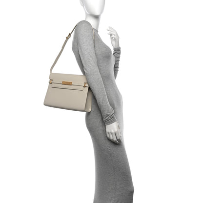 Saint Laurent Smooth Calfskin Manhattan Shoulder Bag Crema Soft 2 of 13