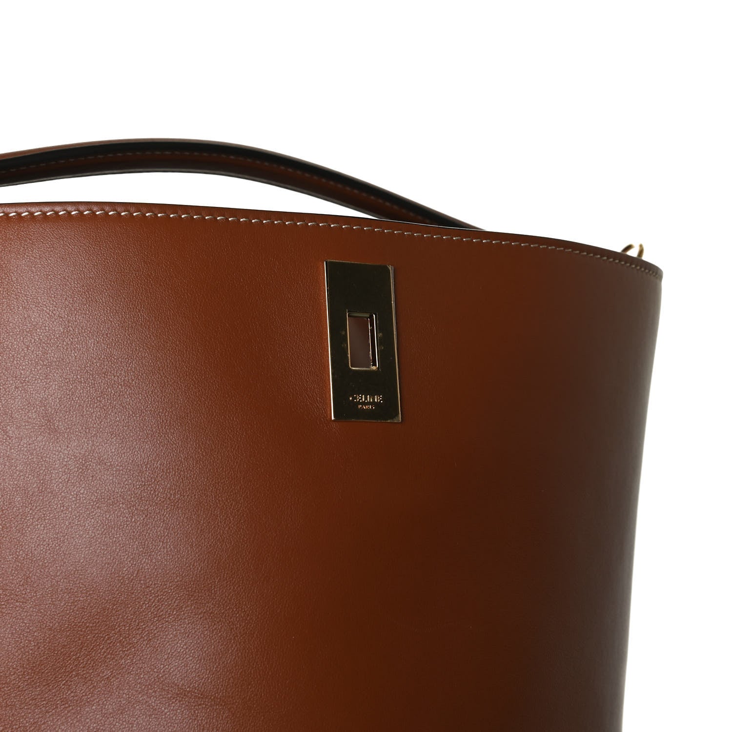 Celine Smooth Calfskin Bucket 16 Bag Tan 14 of 15
