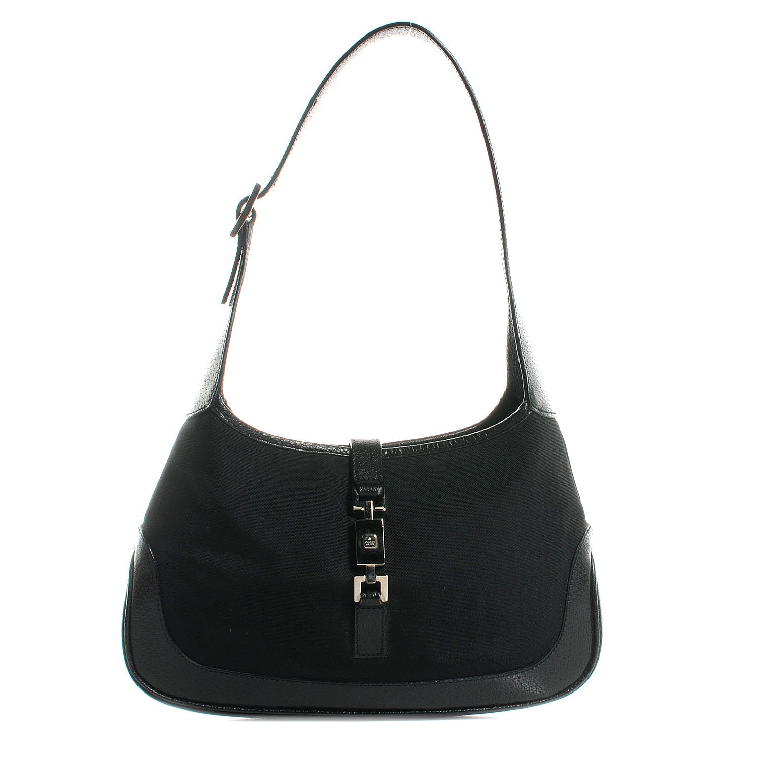 Gucci Canvas Small Jackie O Hobo Black 1 of 7