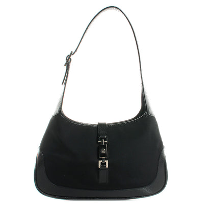 Gucci Canvas Small Jackie O Hobo Black 1 of 7