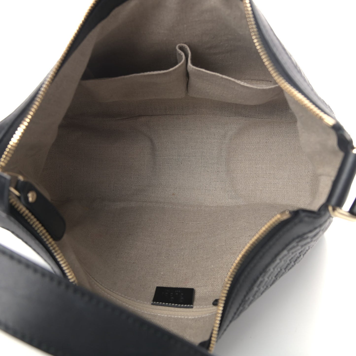 Microguccissima Shoulder Bag Black