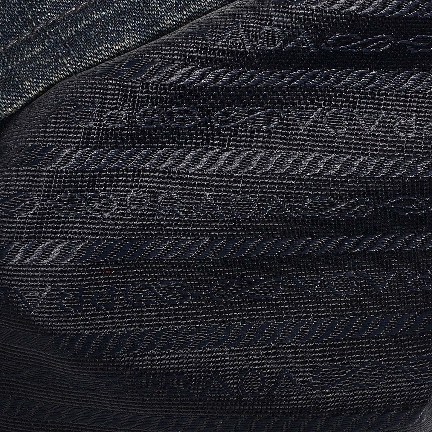 Washed Denim Logo Hobo Blue