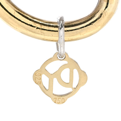 David Yurman Sterling Silver 18K Yellow Gold 18mm Extra Large Oval Link Bracelet 4 of 5