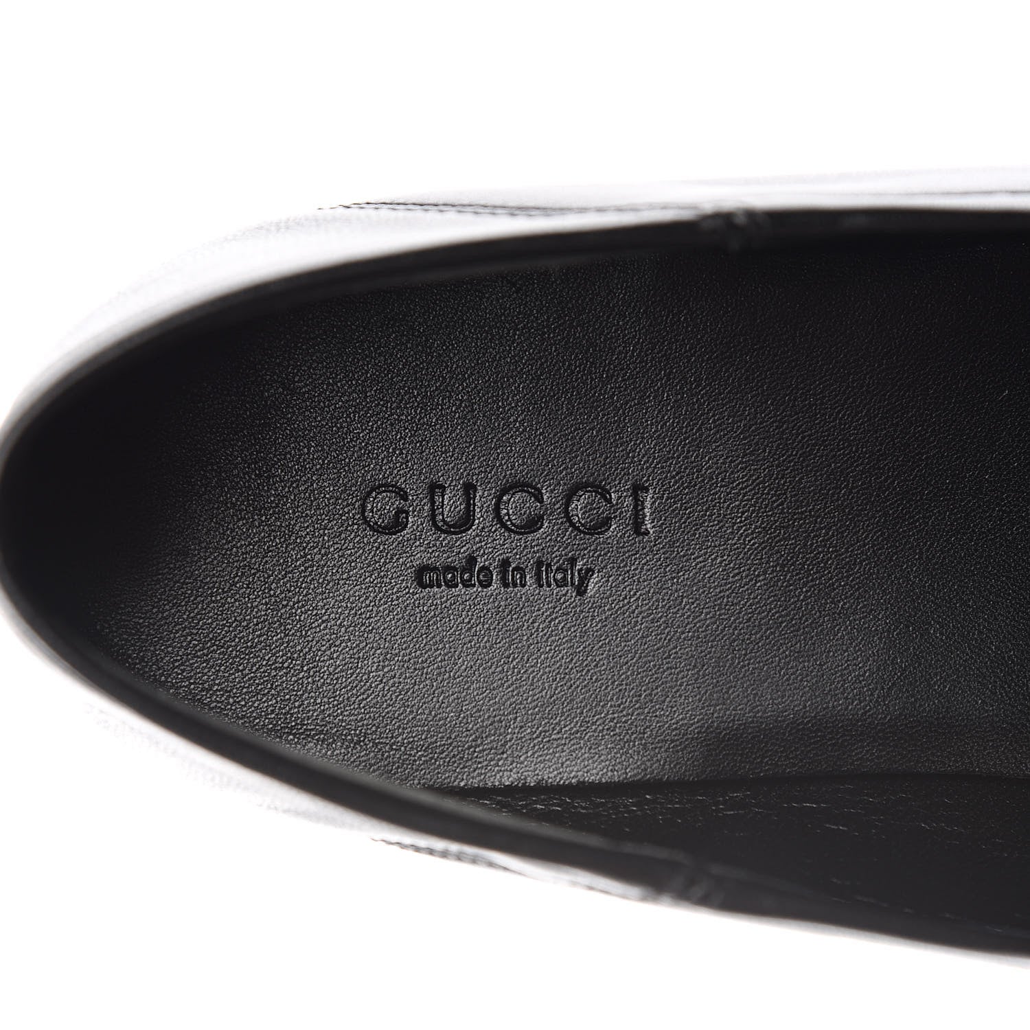 Gucci Lambskin Womens Brixton Horsebit Loafers 40 Black 7 of 9