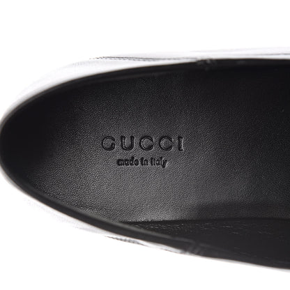 Gucci Lambskin Womens Brixton Horsebit Loafers 40 Black 7 of 9