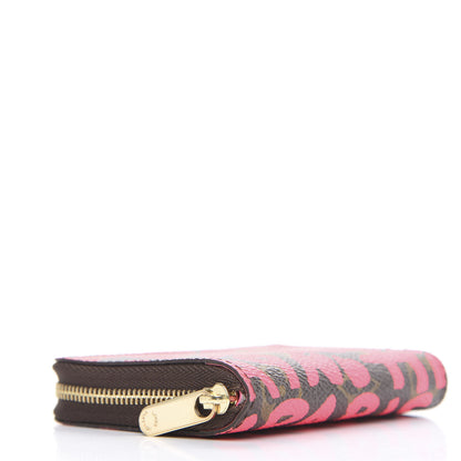 Louis Vuitton Monogram Graffiti Zippy Coin Purse Fuchsia 4 of 7