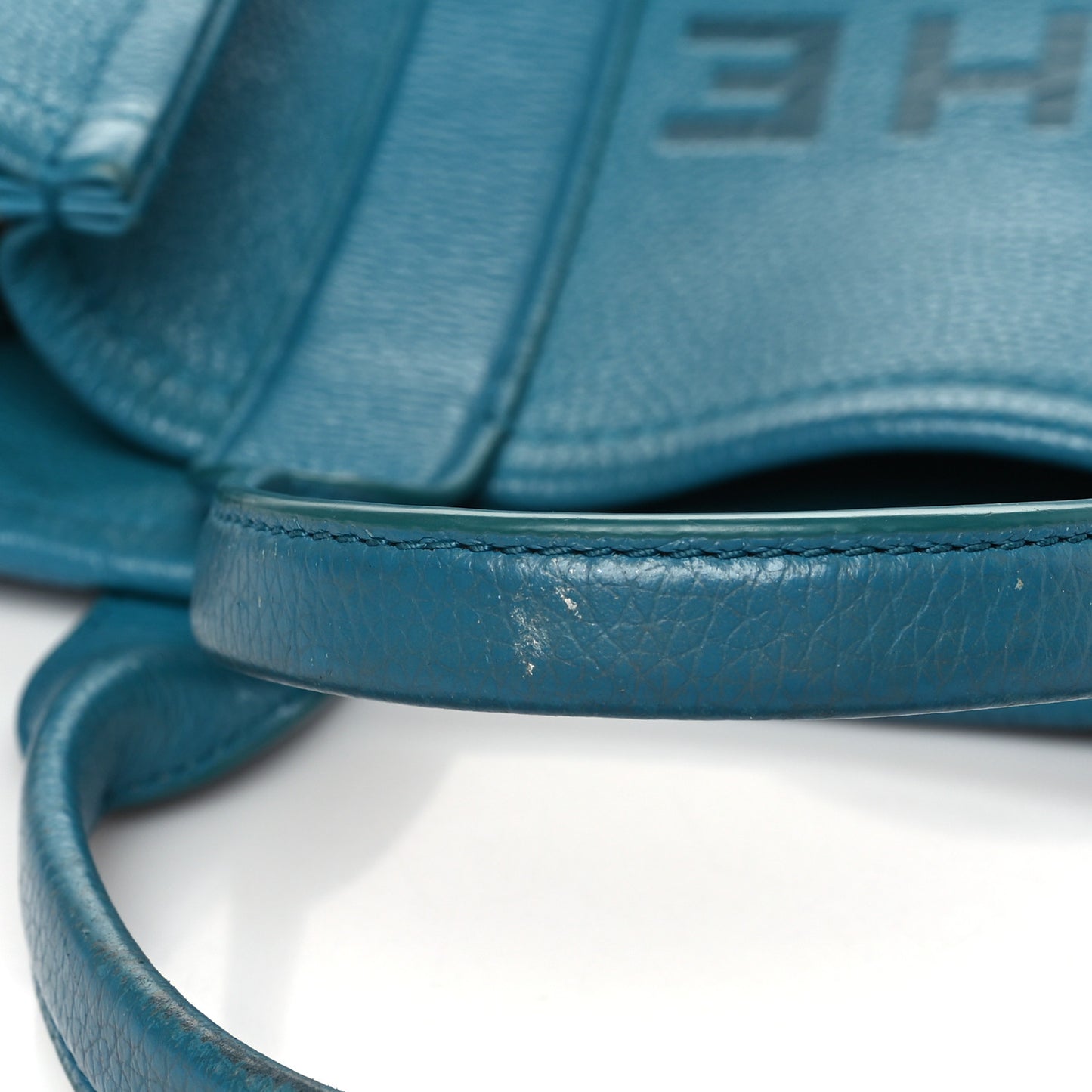 Grained Calfskin Medium The Tote Bag Blue