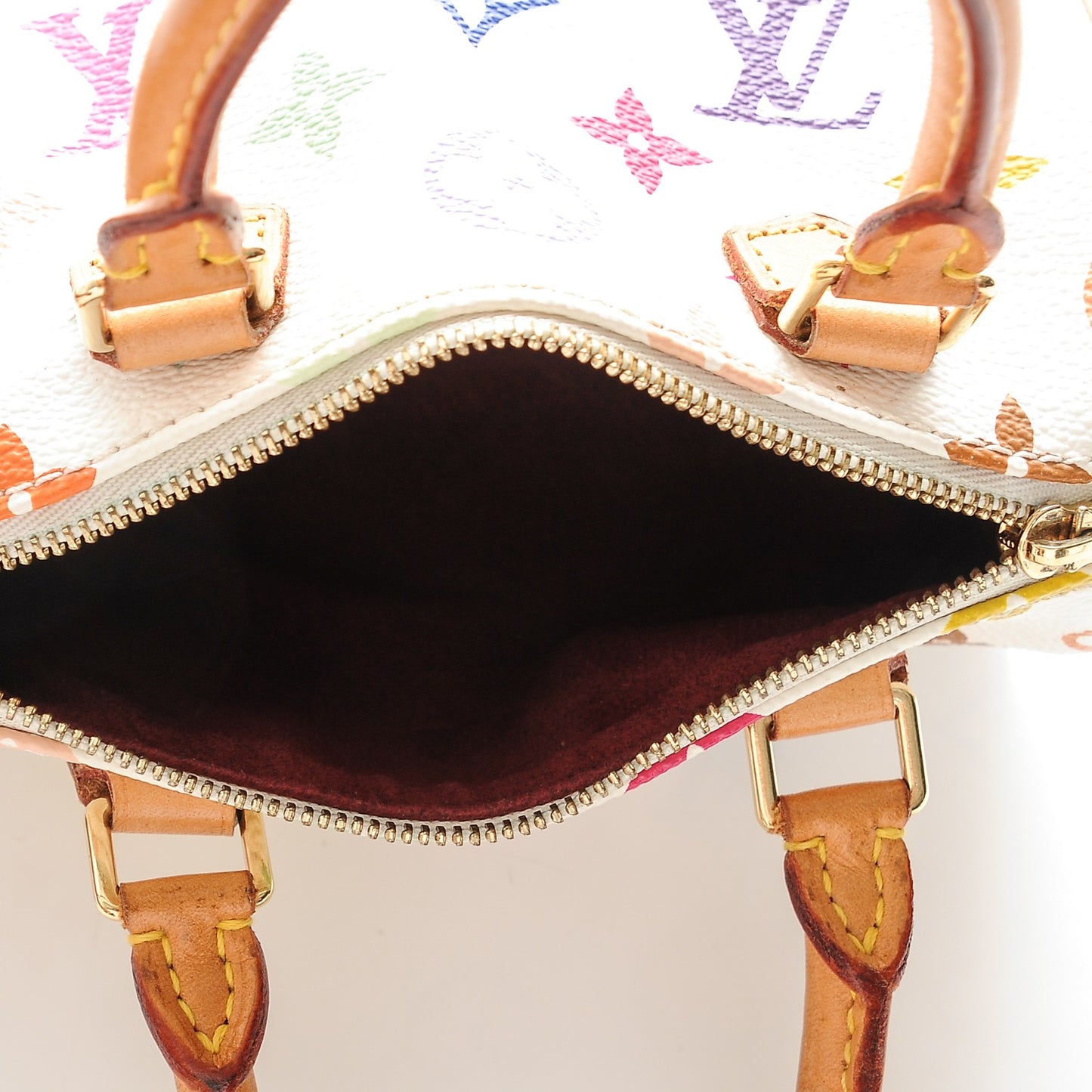 Monogram Multicolor Mini Sac HL Speedy White