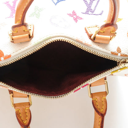 Louis Vuitton Monogram Multicolor Mini Sac HL Speedy White 5 of 6