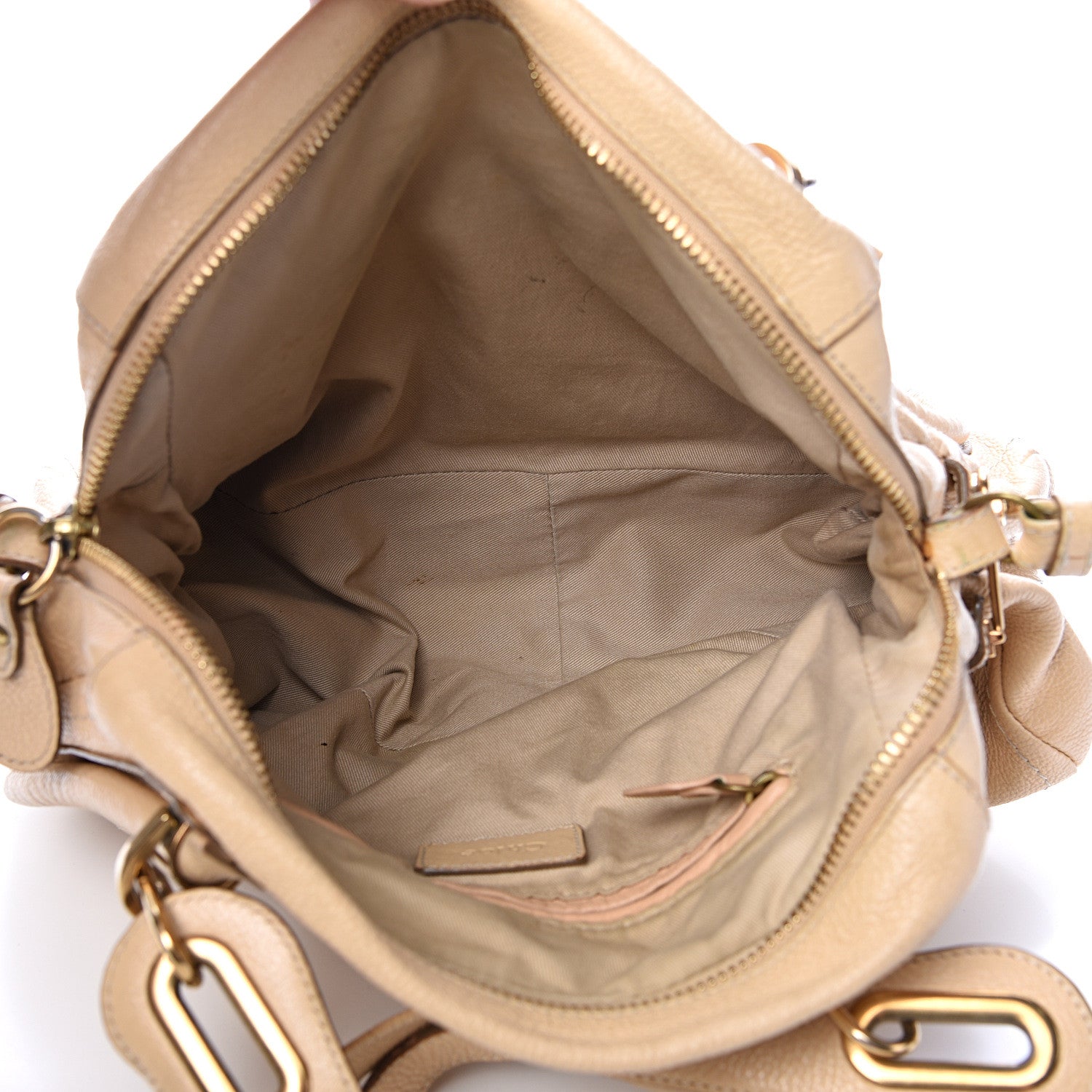 Chloe Calfskin Medium Paraty Barbour Khaki 4 of 21