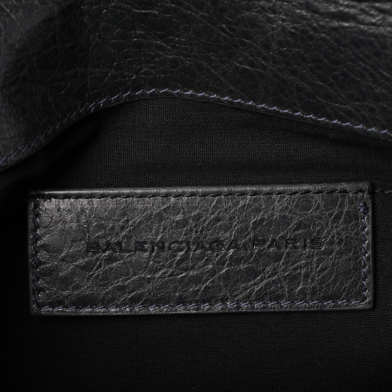Balenciaga Agneau Classic Hardware Flap Clutch Anthracite 7 of 8