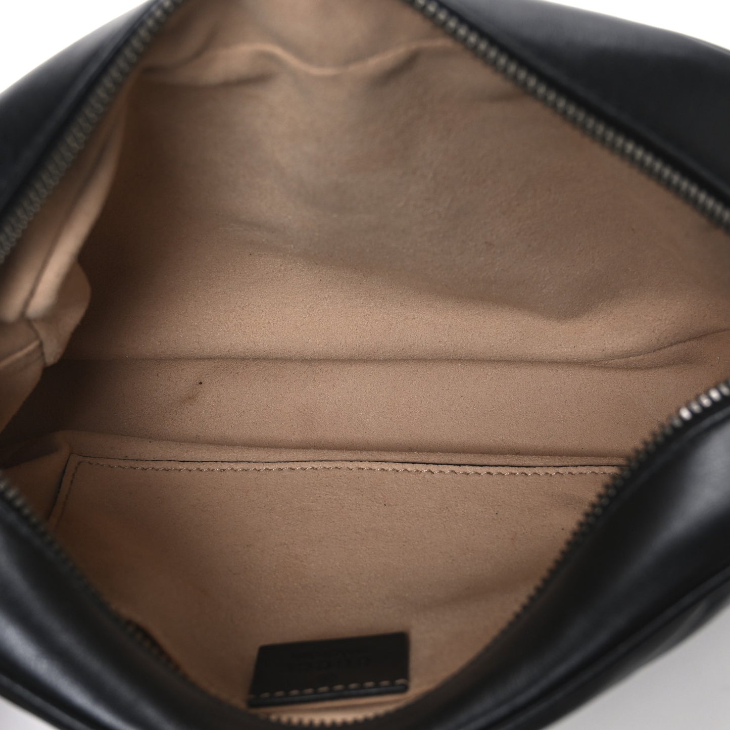Calfskin Matelasse Small GG Marmont Chain Shoulder Bag Black