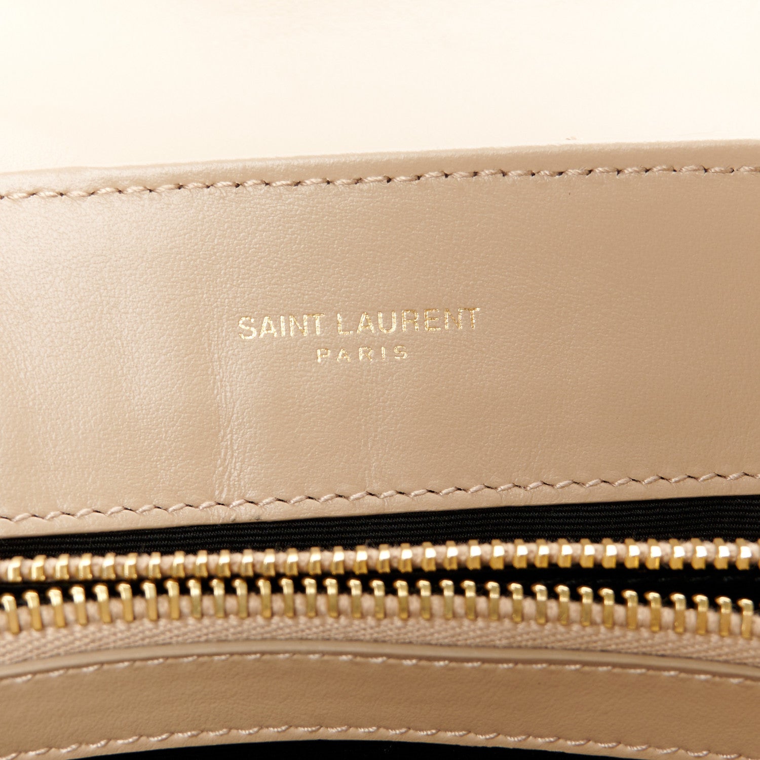 Saint Laurent Calfskin Y Quilted Monogram Small Loulou Chain Satchel Dark Beige 6 of 11