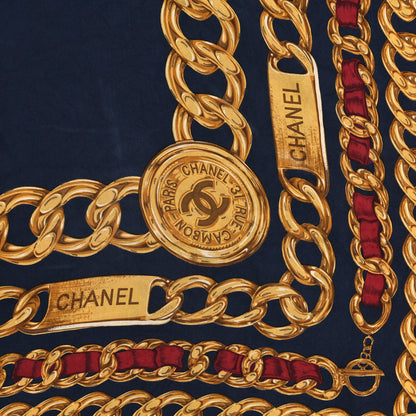 Chanel Silk Chain CC Scarf Multicolor 2 of 3