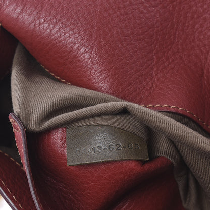 Chloe Calfskin Medium Marcie Round Crossbody Bag Red 5 of 9
