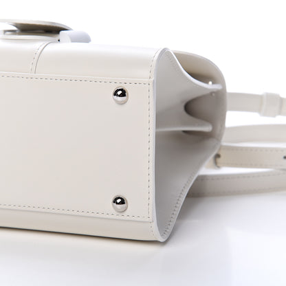 Delvaux Box Calfskin Mini Brillant Satchel Ivory 9 of 13