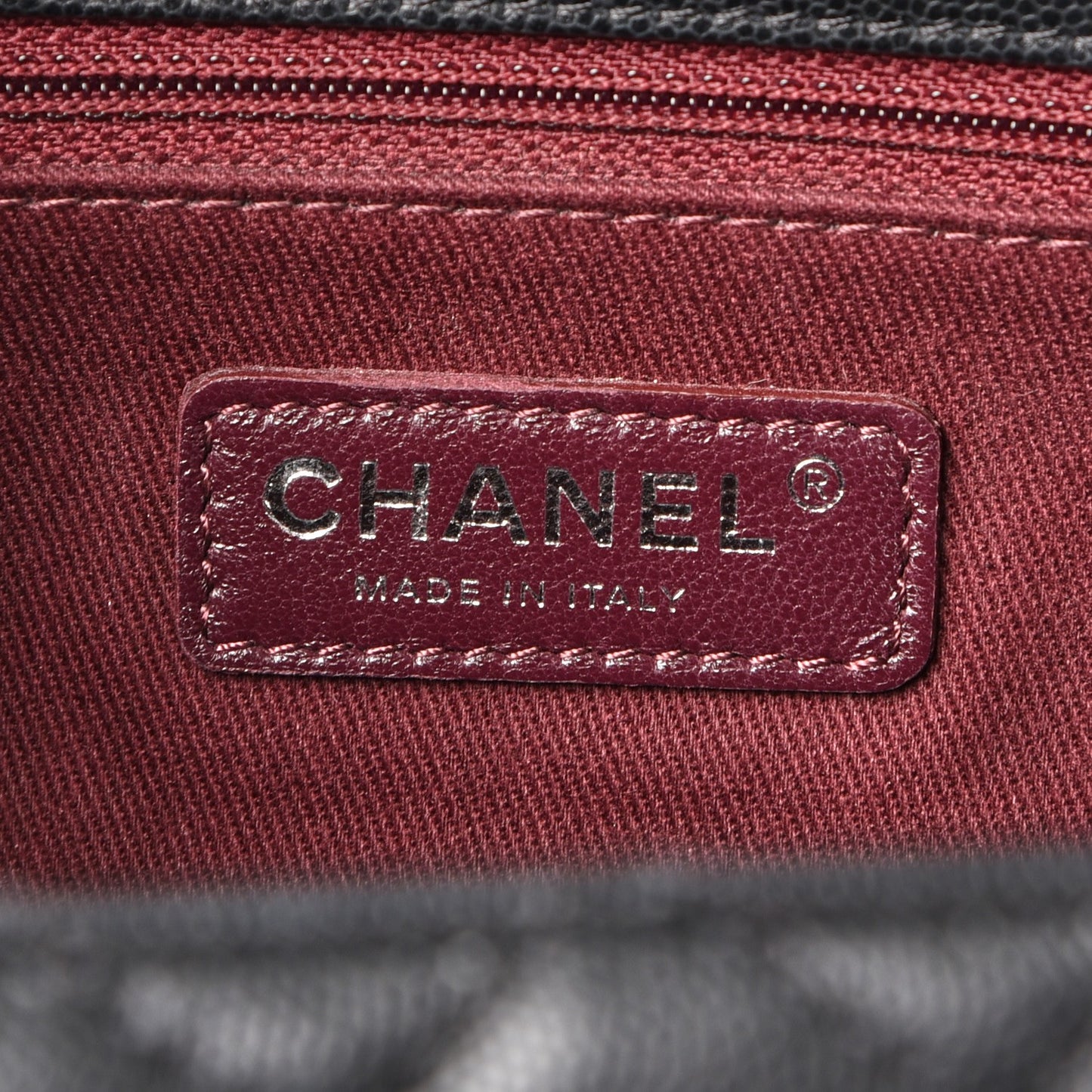 Caviar Quilted Medium Coco Handle Flap Black
