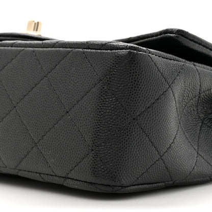 Chanel Caviar Quilted Mini Rectangular Flap Black 9 of 11
