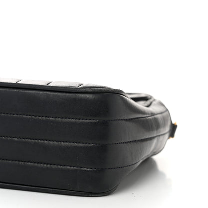 Chanel Lambskin Vertical Quilted Flap Camera Case Navy Blue 11 of 11