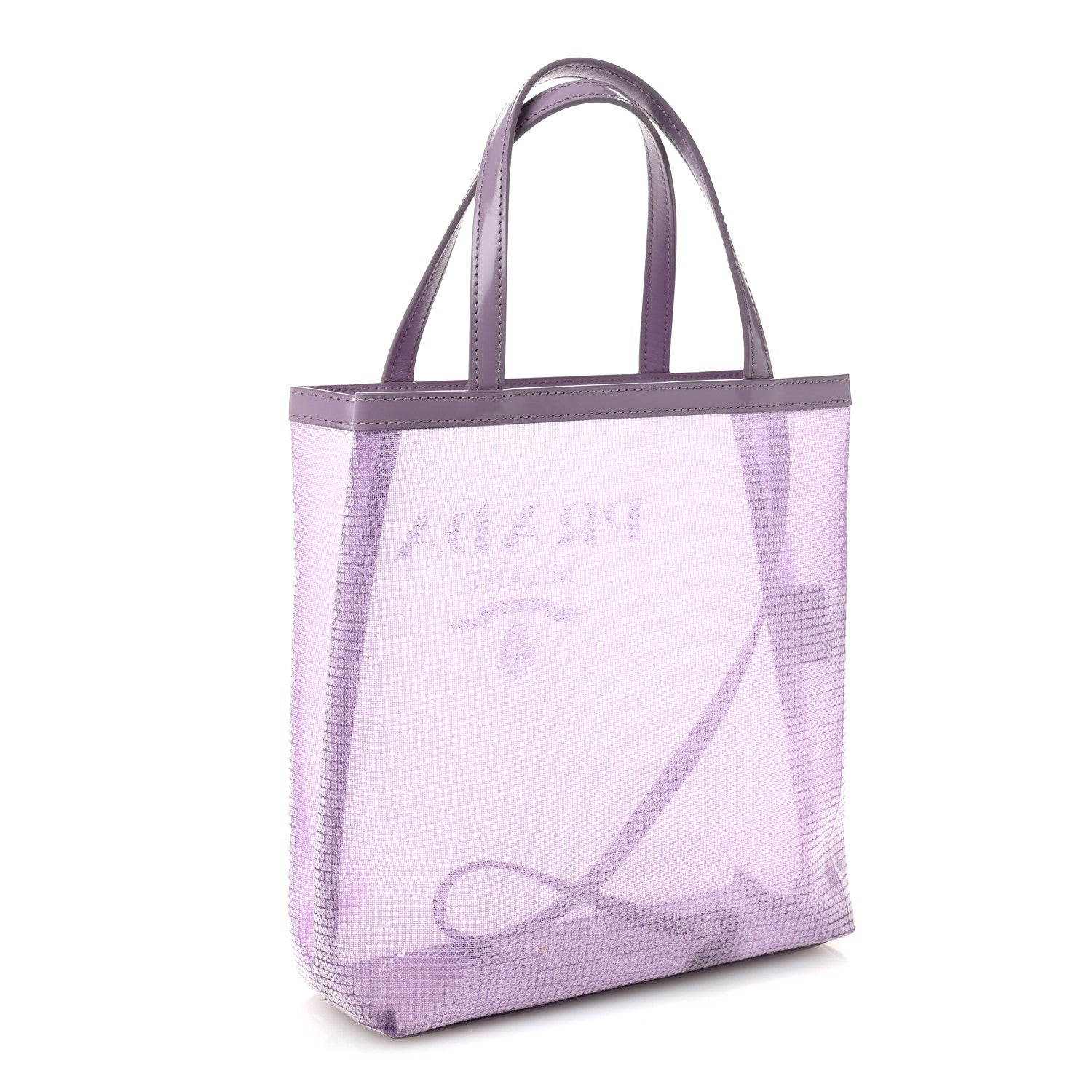 Prada Sequin Mesh Small Tote Bag Lilium 1779633 – FASHIONPHILE