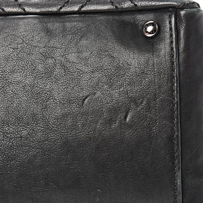 Chanel Calfskin Large Diamond Stitch Tote Black 12 of 14