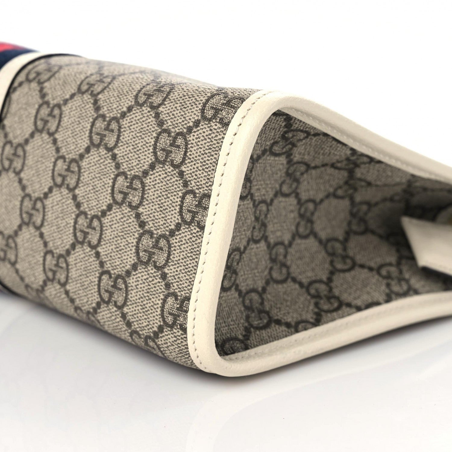 Gucci GG Supreme Monogram Web Toiletry Case White 9 of 9