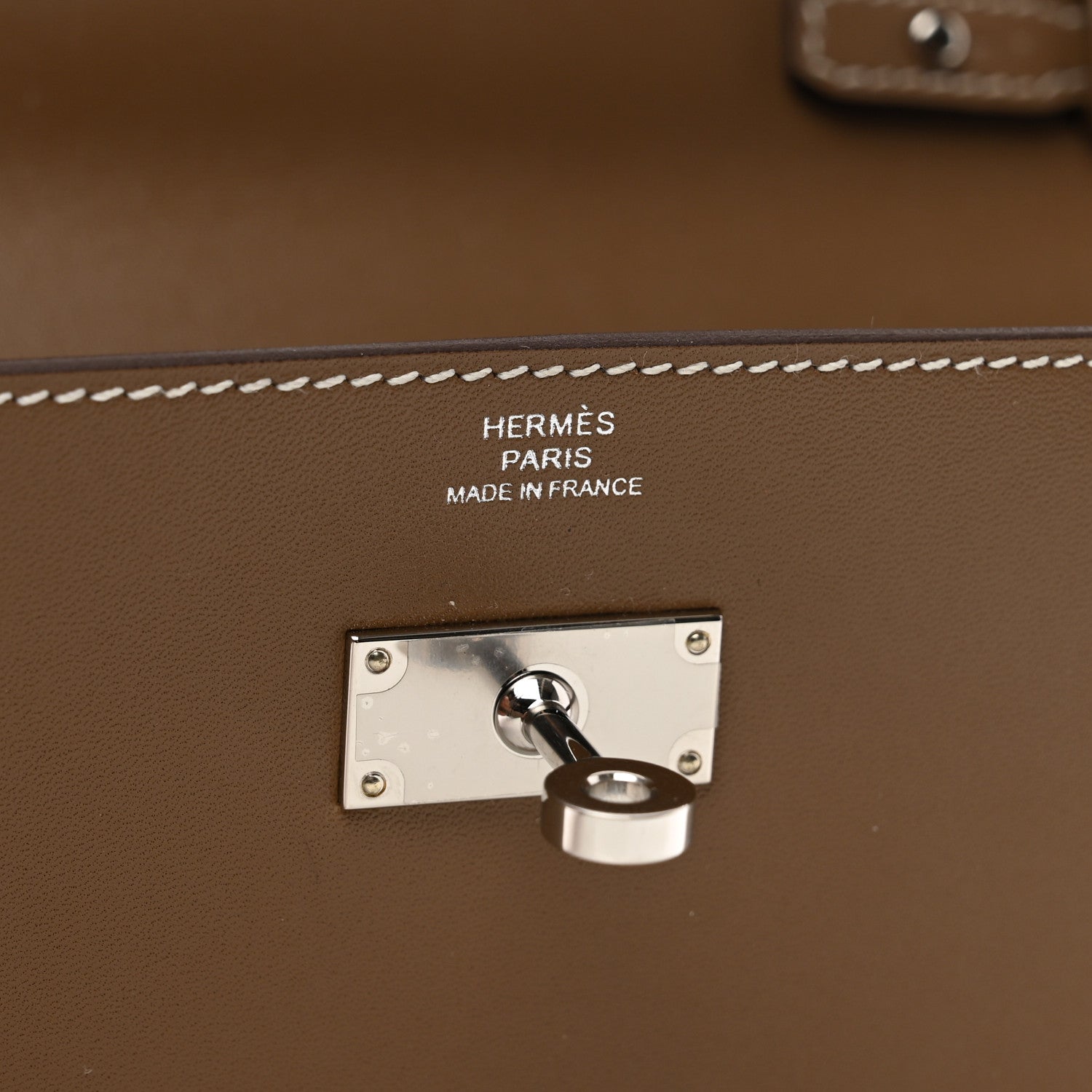 Hermes Tadelakt Kelly Wallet To Go Etoupe 7 of 8