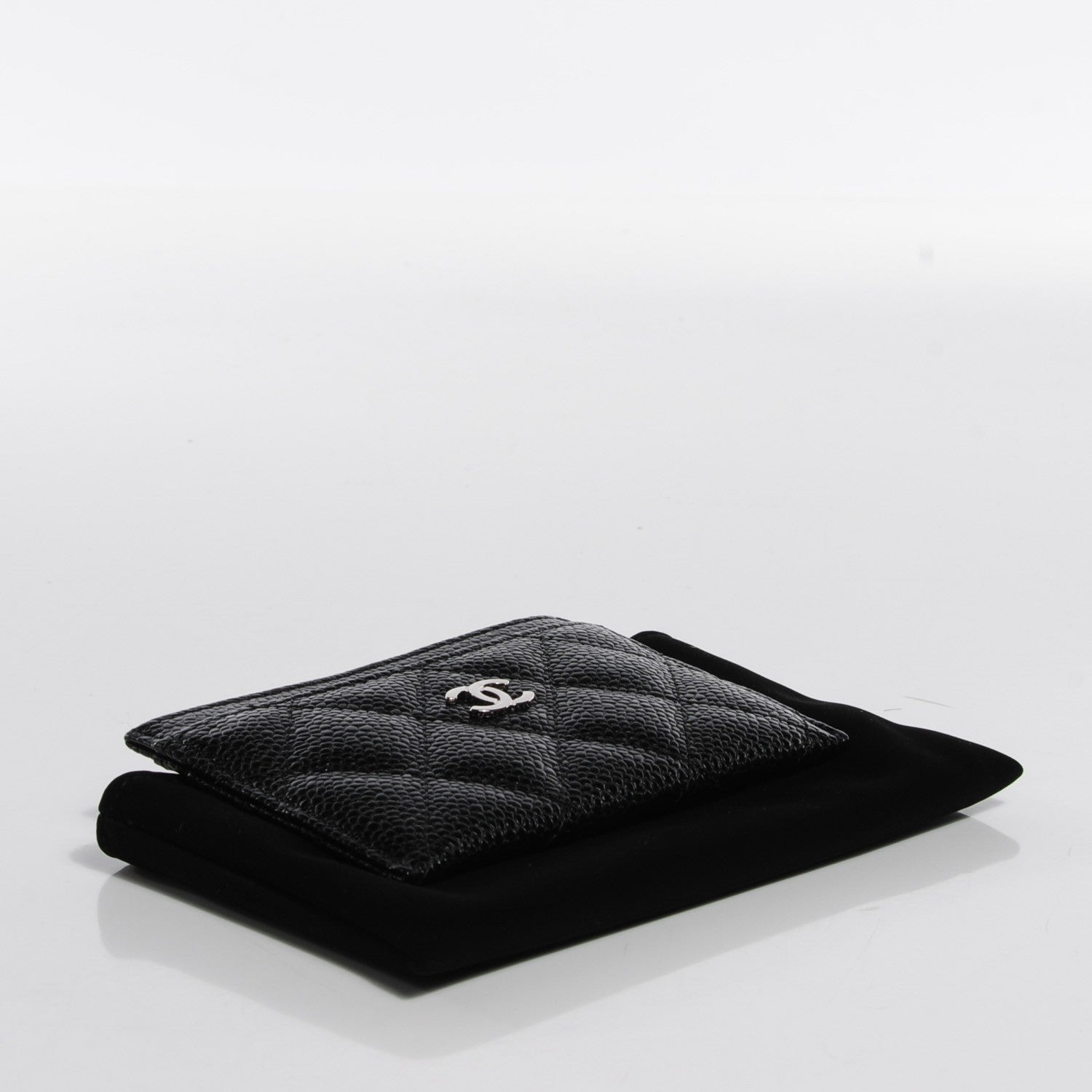 Chanel Caviar Quilted Card Holder Black 4 of 8