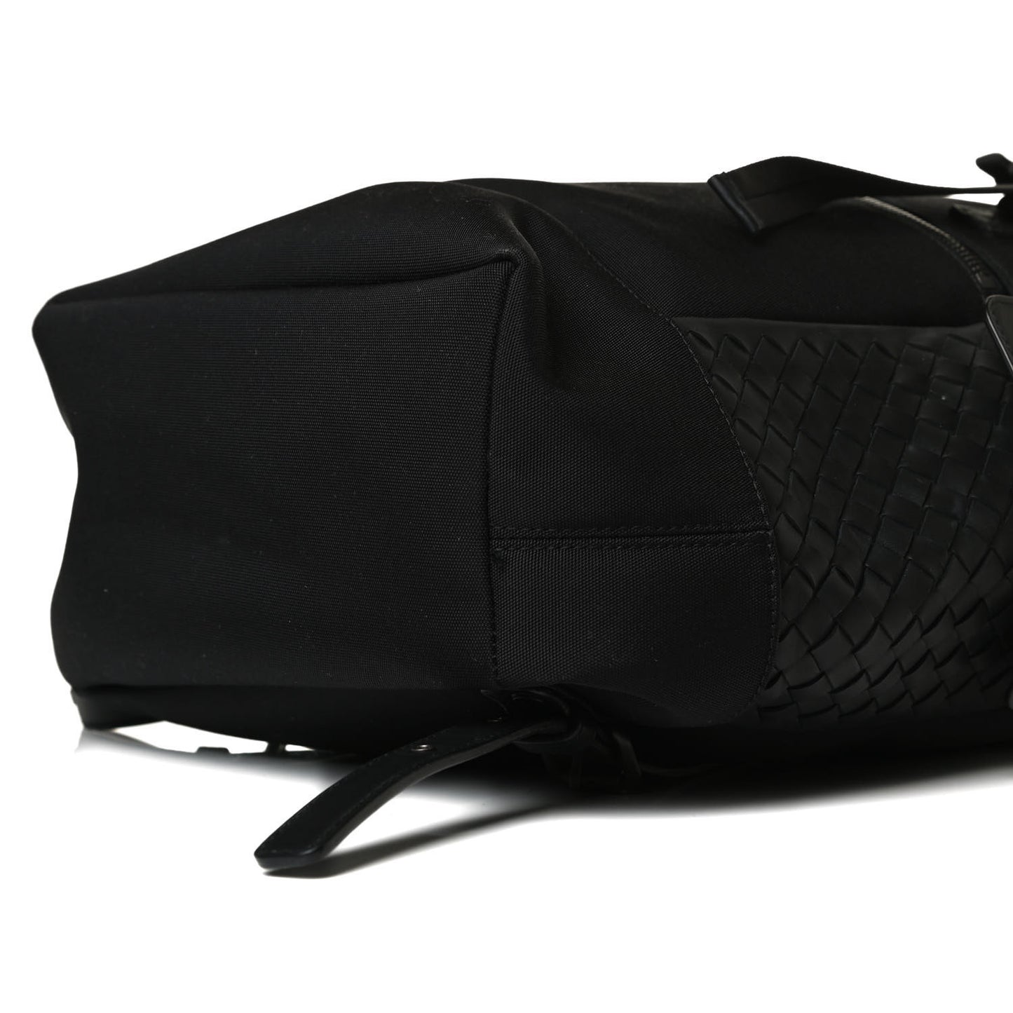Canvas Calfskin Intrecciato Sassolungo Backpack